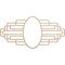 Ekena Millwork Elizabeth Wood Fretwork Pierced Ceiling Medallion, Alder, 38"W x 19"H x 10 1/2"IW x 18"IH x 3/8"T CMWP38X19X0375EBAL - alternate 1